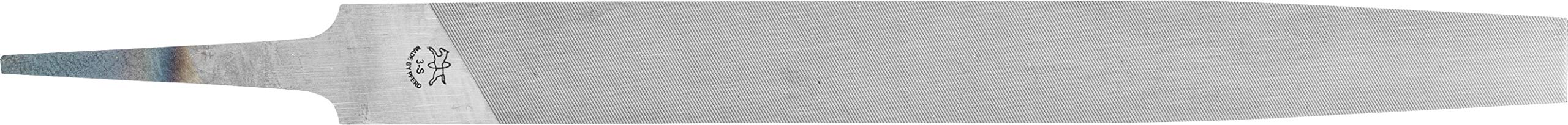 Pferd - 19006 11904203 Mill Hand File, American Pattern, Single Cut, Rectangular, Fine, 8" Length, 25/32" Width, 9/64" Thickness