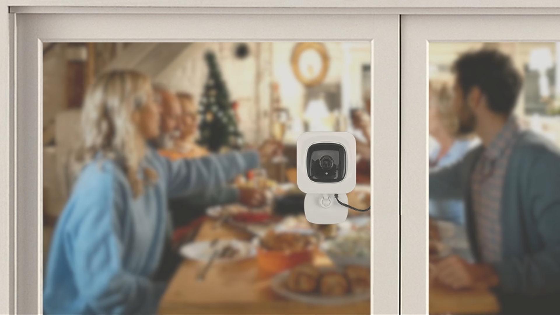 2 Pack Security Camera Window Mount Fits for Tapo Indoor Security