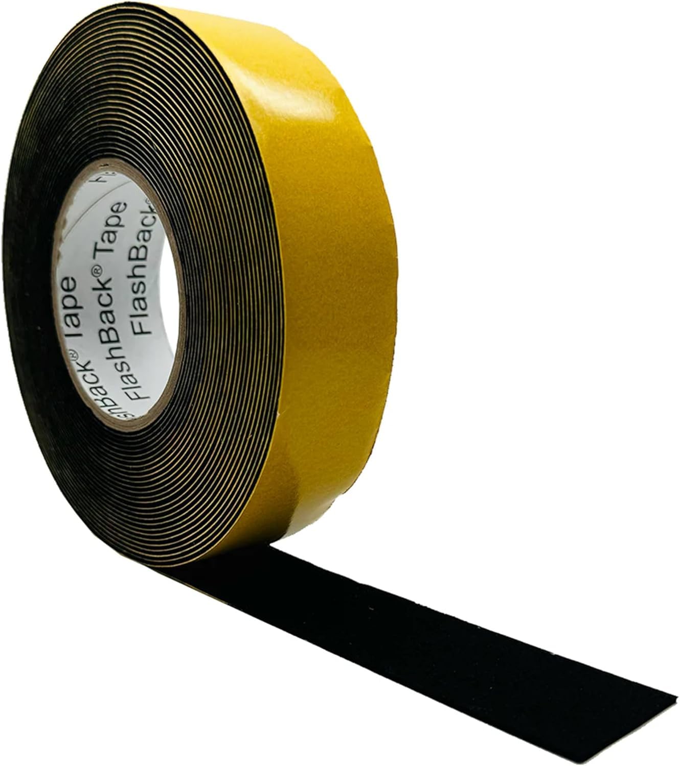 Flashback Black 2Mm Thick - Self-Adhesive Epdm Neoprene Substitute Sponge Strip (40Mm Wide)