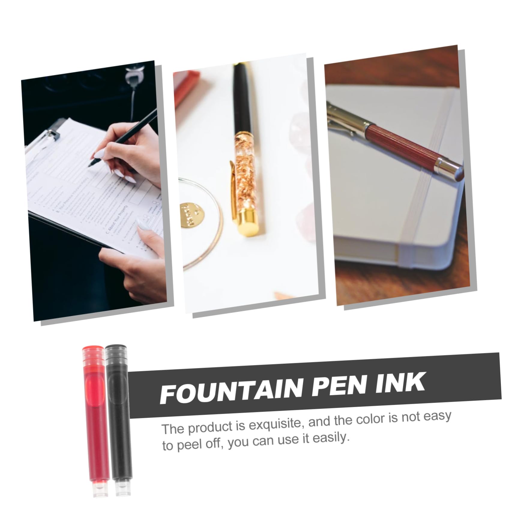 jojofuny 4 Ensembles Stylo Étudiant Stylo Plume Recharges De Stylo Gel Stylo À Encre Effaçable Gros Stylo Stylos Rechargeables Stylo Effaçable Stylo Plume Recharges 100 pièces * 4