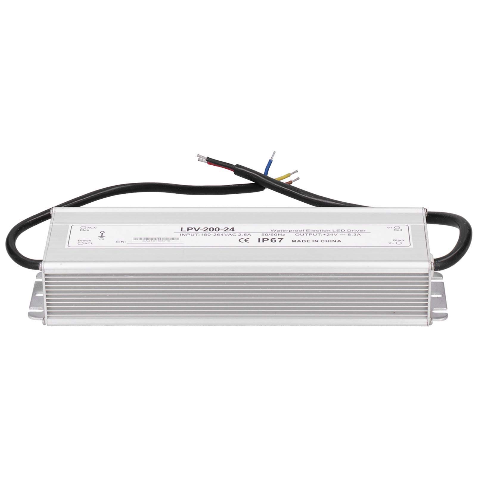 Wodoodporny Sterownik LED o Mocy 200 W z aluminiową obudową