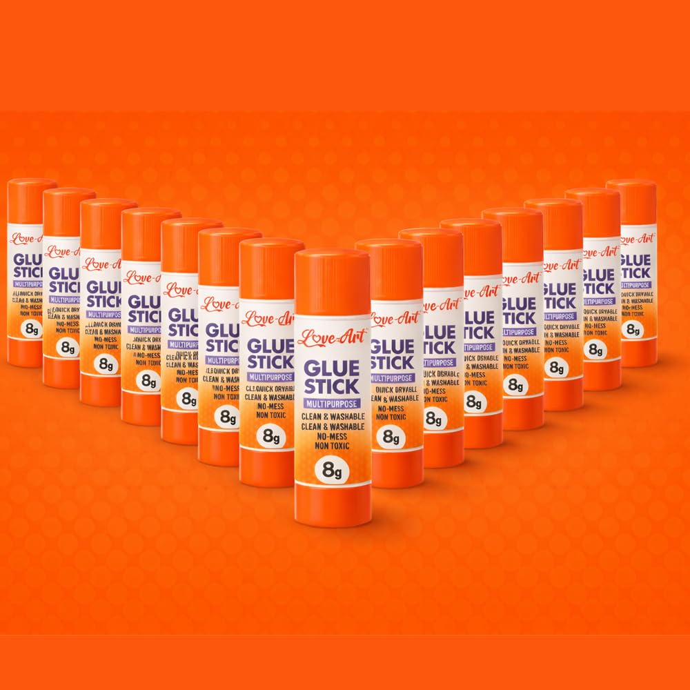 Artline Glue Stick Pack of 20 (15 GMS.) | Used for various crafting, school, and office projects-image-30