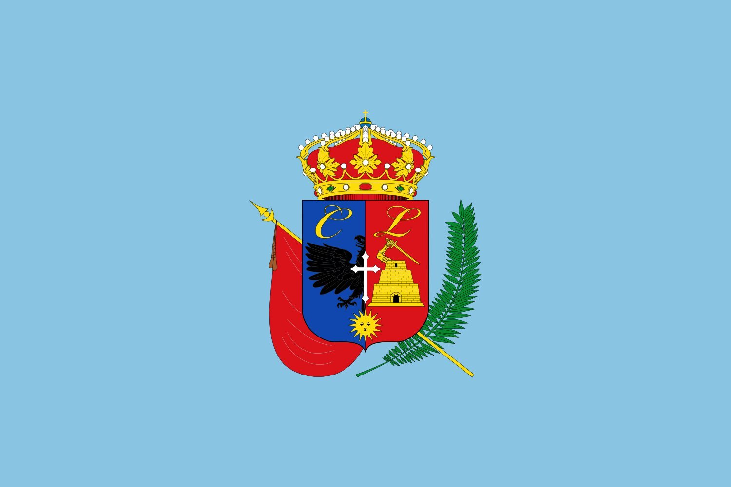 Drapeau Cajamarca grand modèle décoration murale Pérou