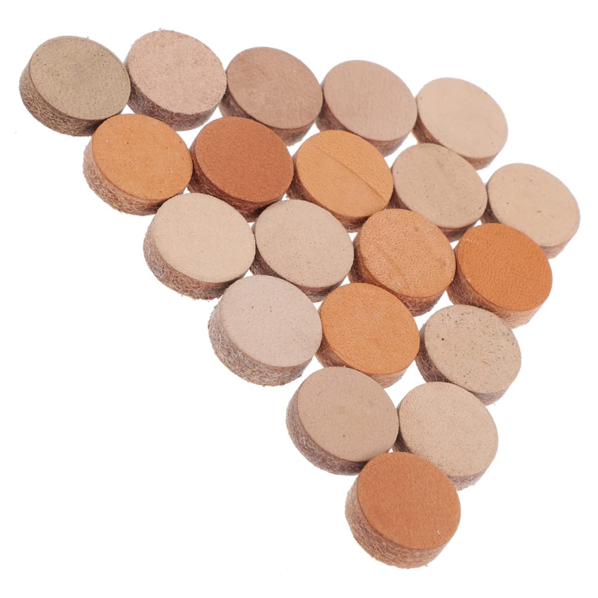 Abaodam 5sets Pool Stick Tips Replacement Leather Tips for Billiard Players 30pcs*5