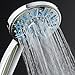 AquaDance Anti-Clog High-Pressure 6-setting Hand Shower with Nozzle Protection from Growth of Grime for Stronger Shower! Aqua Blue