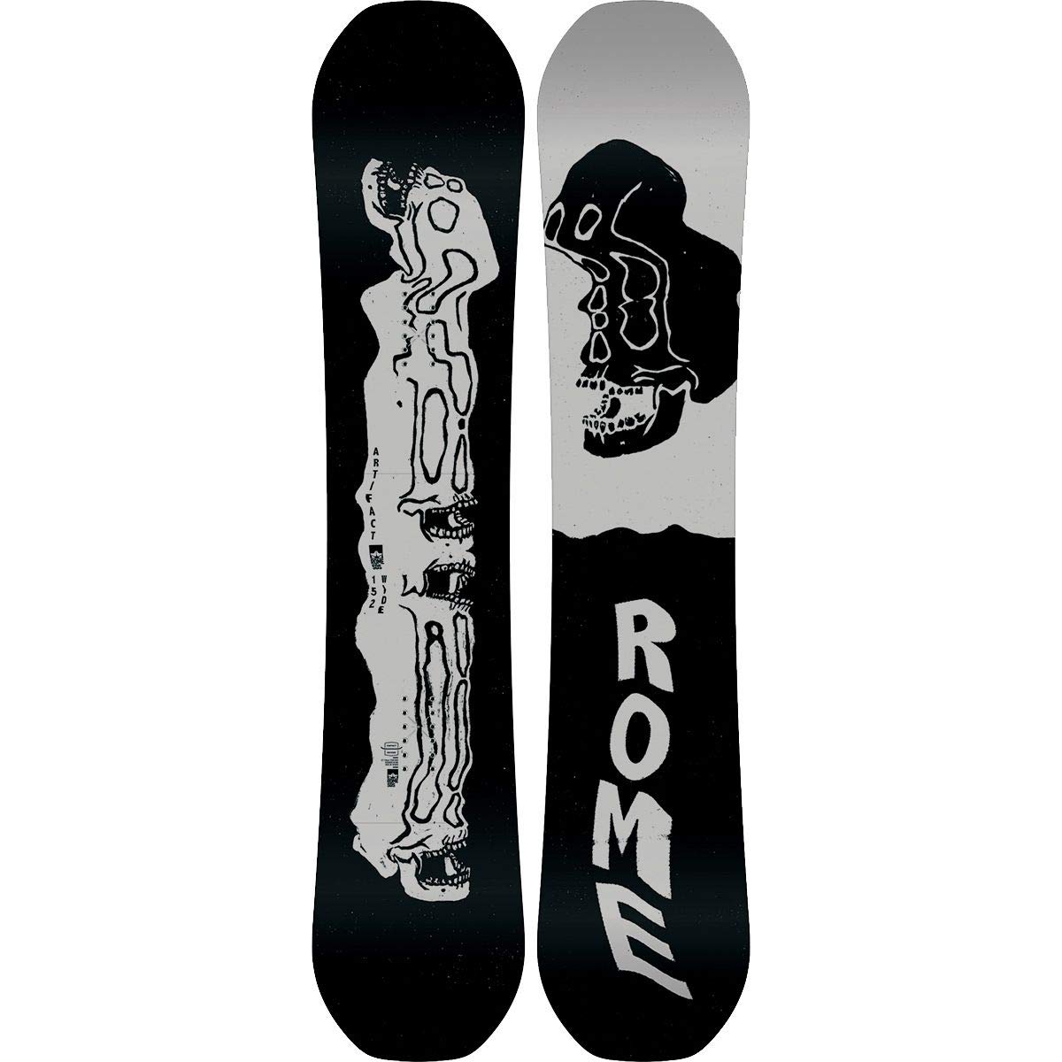 Rome Snowboards Artifact Snowboard, Black, 155 W