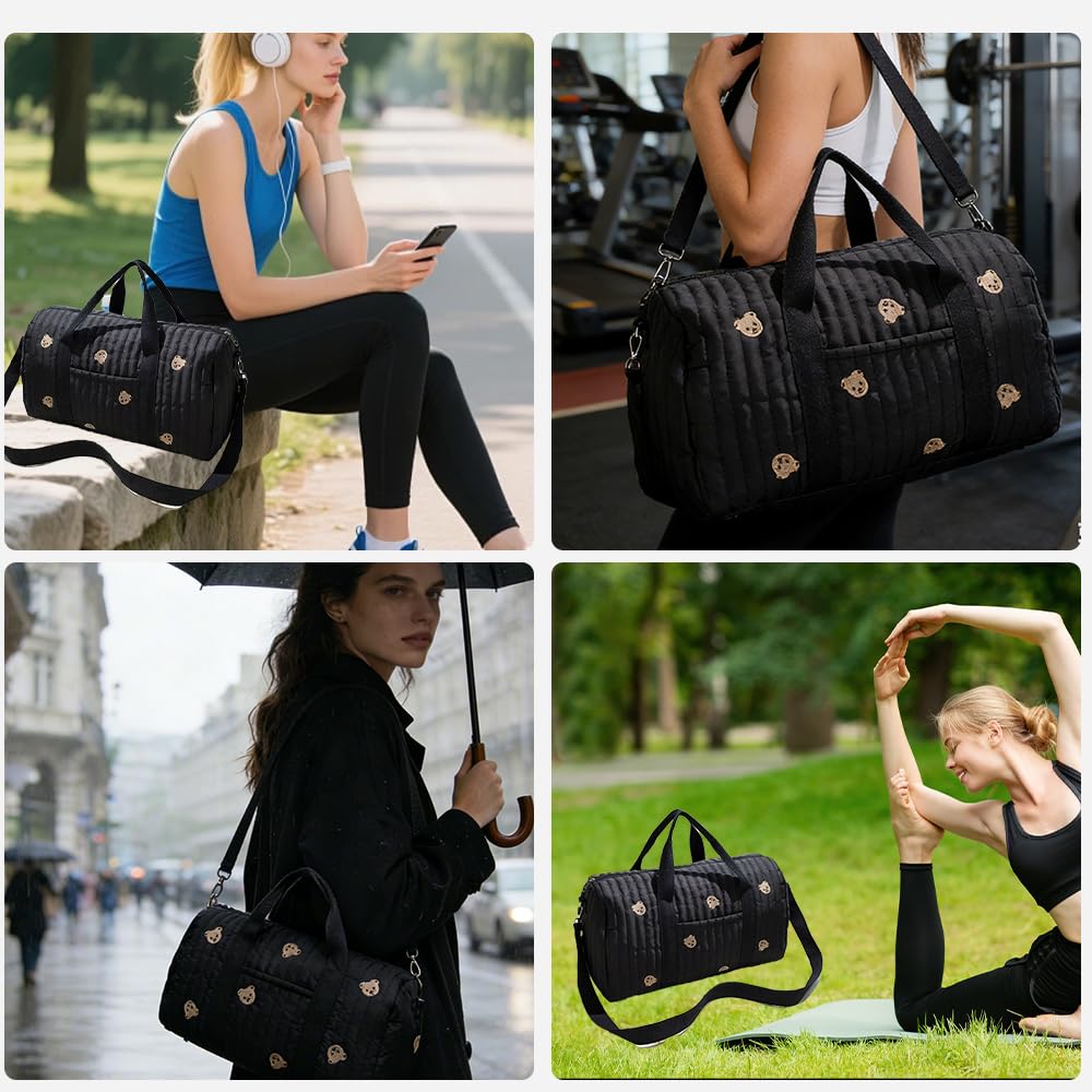 Bolsa de pañales convertible con bolsillos aislados y ganchos para cochecito para viajes recién nacidos, color negro — view 6