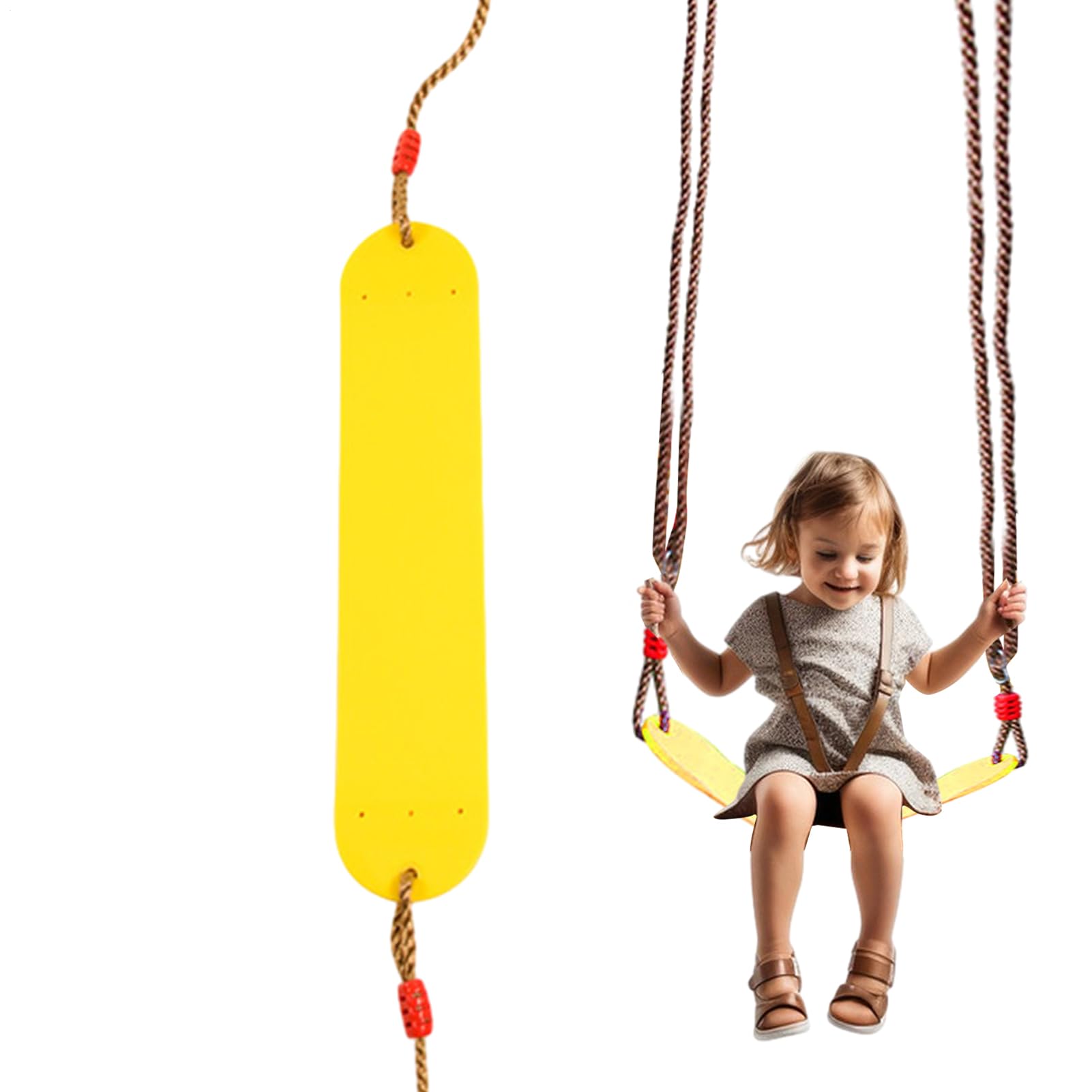 Siège de balançoire enfant anti-dérapant et solide pour jardin et parcs extérieurs