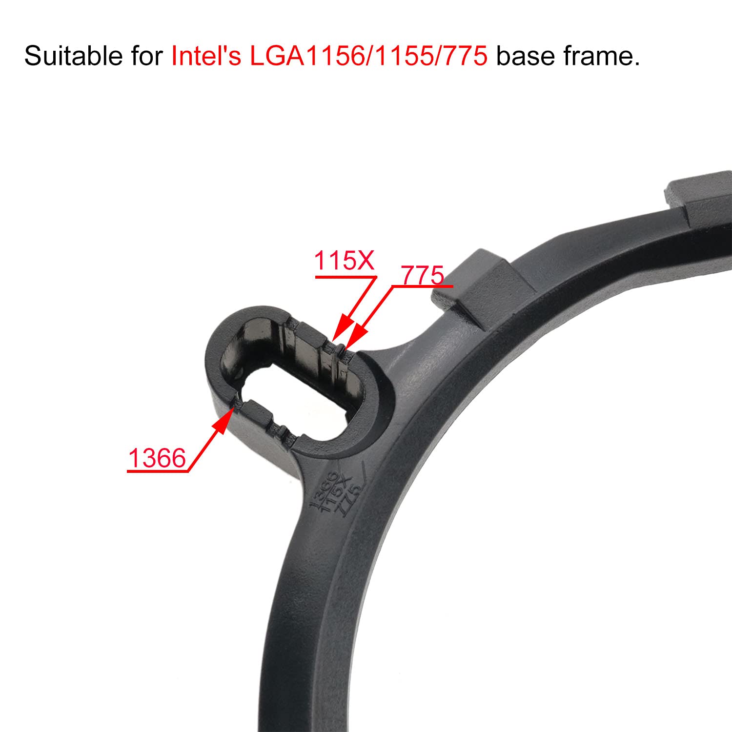 DGZZI CPU Radiator Holder - Cooler Mounting Bracket -3 DGZZI CPU Radiator Holder - Cooler Mounting Bracket -3