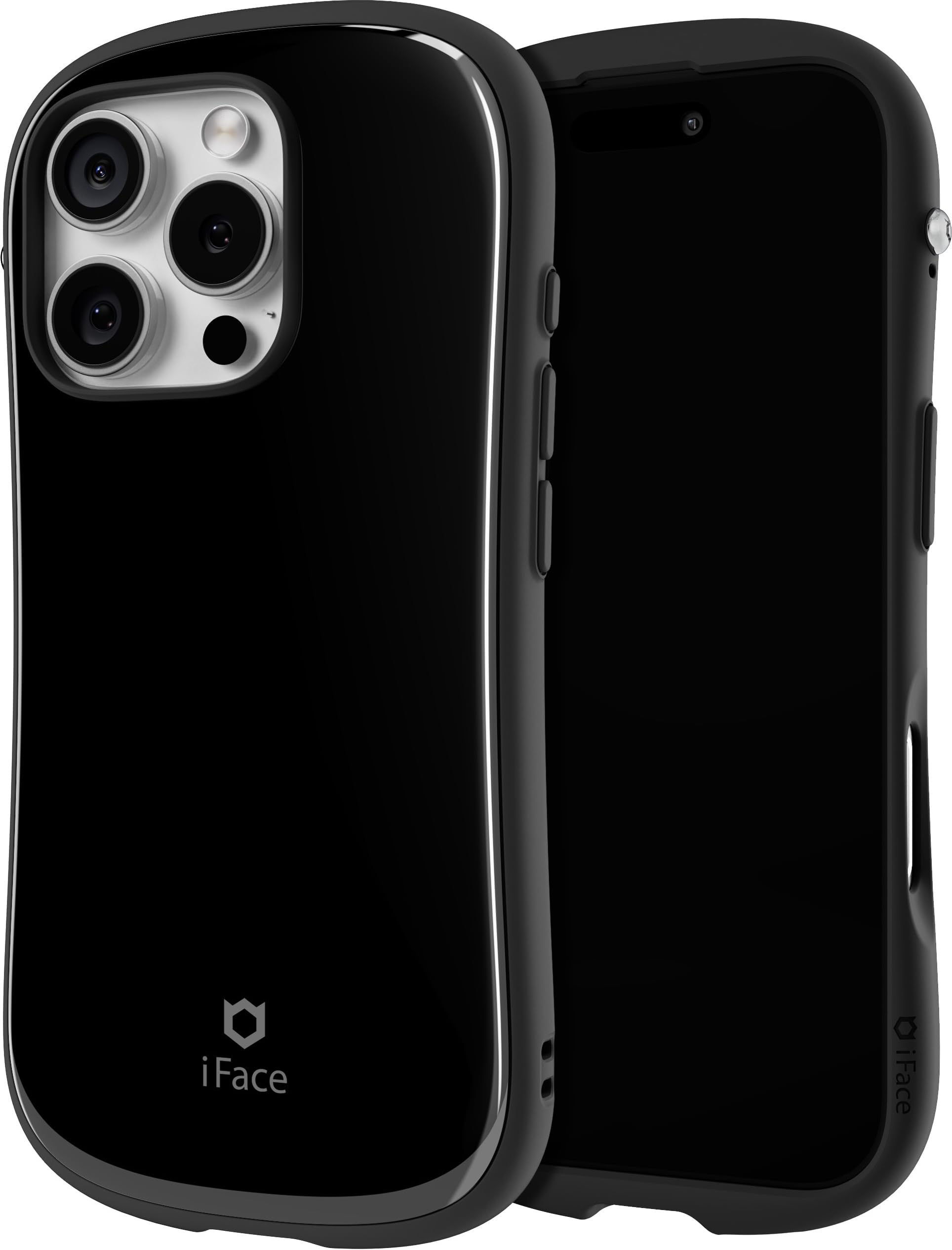 First Class MagSynq Case [Compatible with iPhone 16 Pro][MagSafe Compatible] Ergonomic Grip Unique Glossy Cute Bumper Shockproof Drop Protection Hard Magnetic Cell Phone Cover - Black