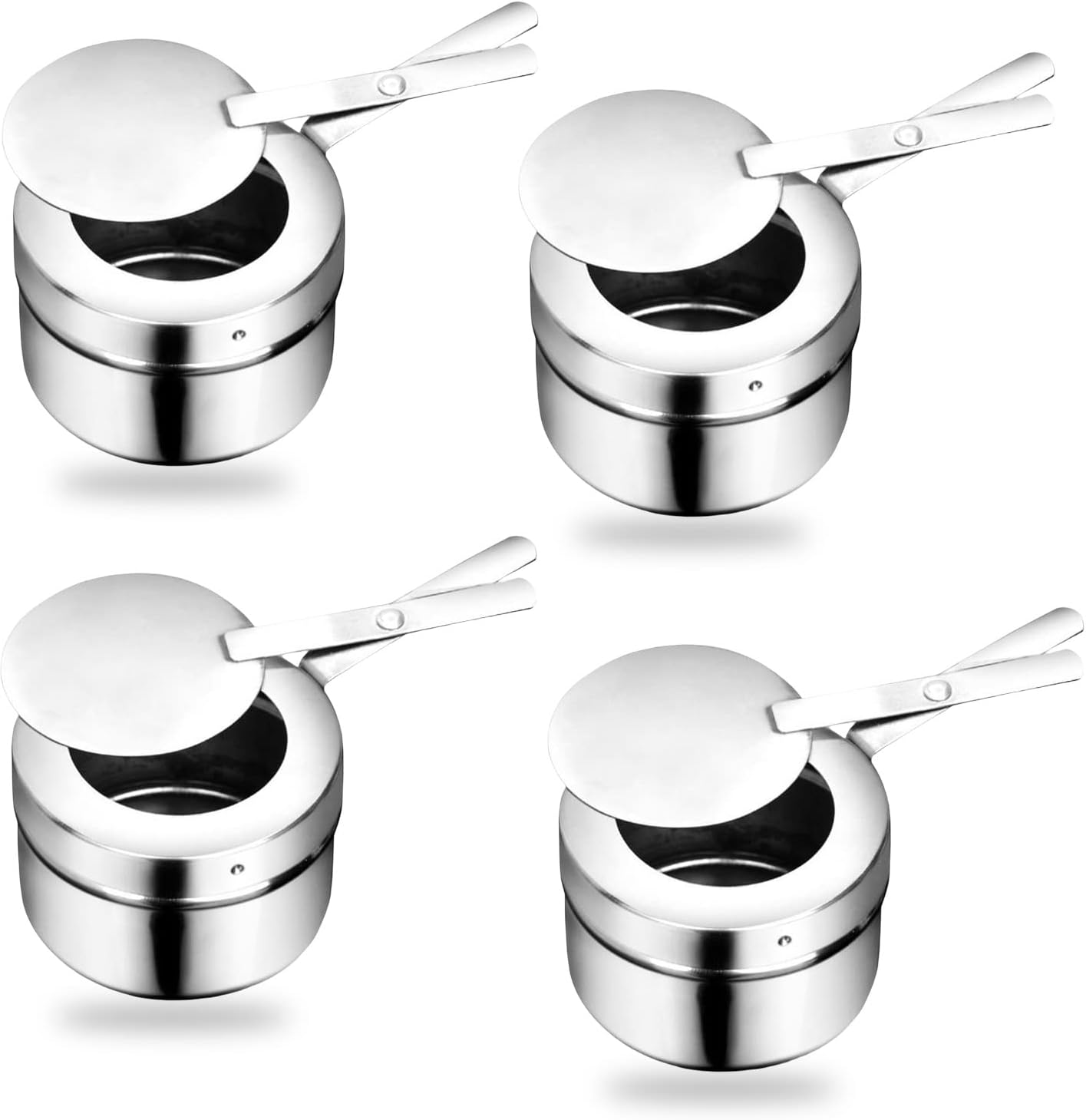 Stainless Steel Chafing Fuel Holder 4pcs Fuel Holder with
