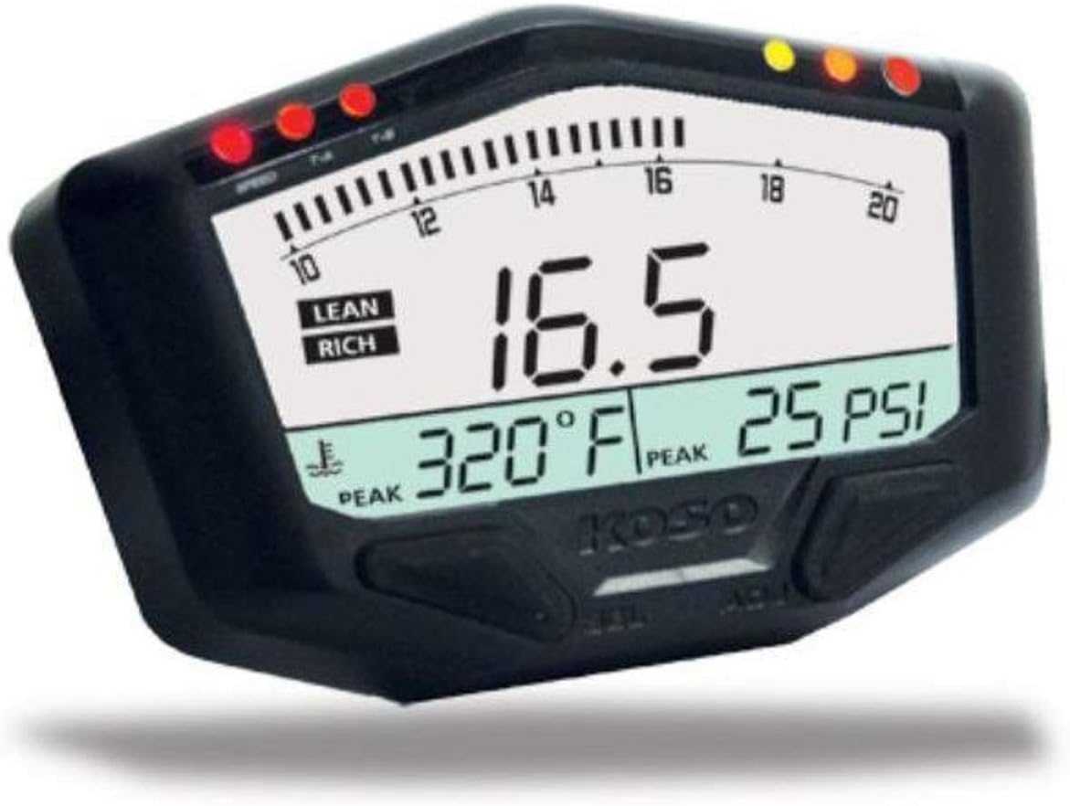 Koso BA029001 Boost Gauge With Wideband Air/Fuel Ratio