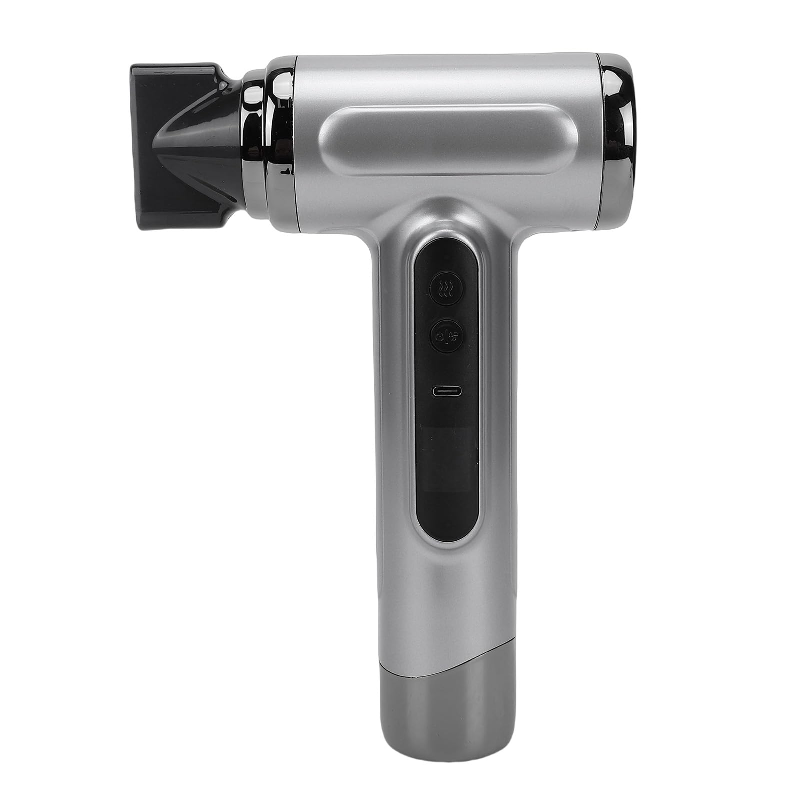 SENECESLI Schnurloser Haartrockner, 15600 MAh Wiederaufladbarer USB-Haartrockner, Batteriebetrieben, Einstellbarer Heißer und Kalter Wind, Tragbarer 200-W-Föhn mit USB-Typ-C-Aufladung, für