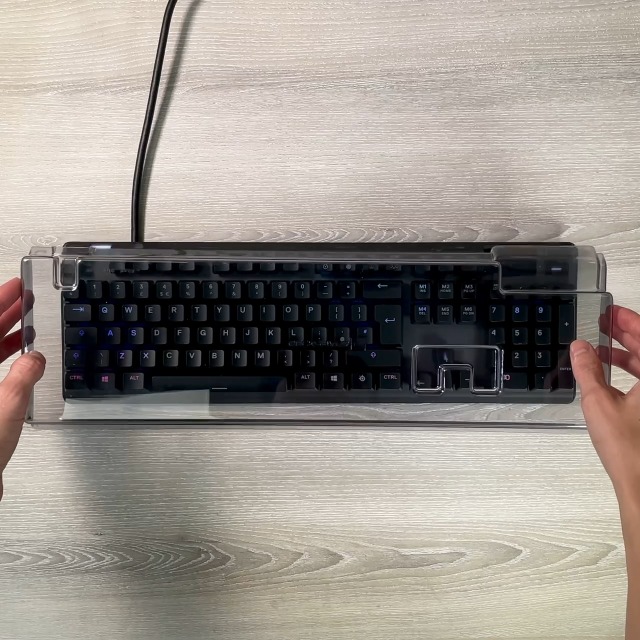 Deck Saver Decksaver Couverture Pour La Série De SteelSeries Apex 7 & Apex Pro - Housse De Protection Fumée/Claire, Fabriquée Au Royaume-Uni Clavier Razer