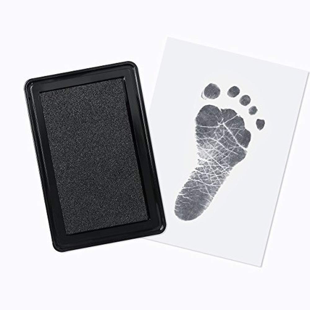 PewinGo XL maat baby handafdruk en voetafdruk kit, 2 baby inktloze