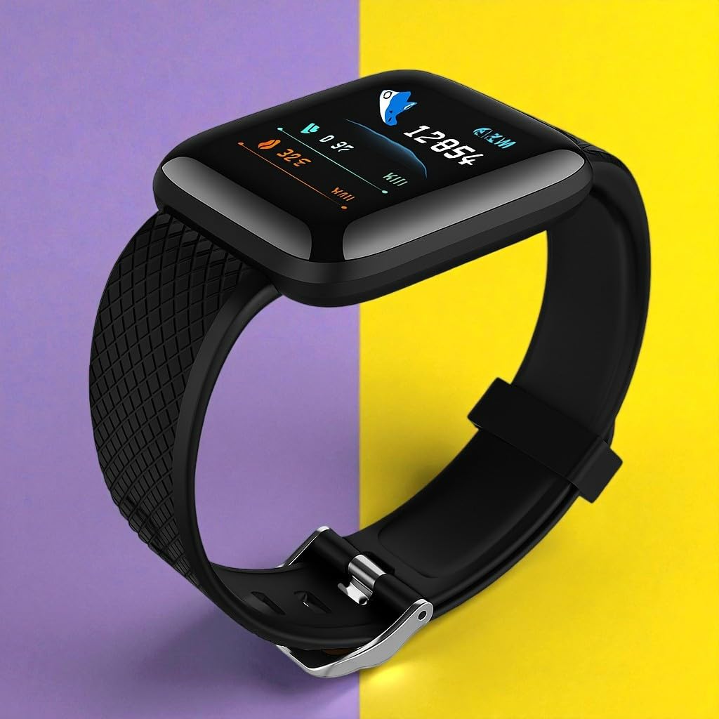 Smart Watch for Men, Digital Fitness Tracker with Color Display, Black Sport Band, Health Monitoring Smartwatch Smart Watch for Men, Digital Fitness Tracker with Color Display, Black Sport Band, Health Monitoring Smartwatch