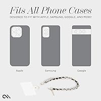 Vista 8 de Case-Mate Colgante para teléfono - Correa antirrobo desmontable - Correa de muñeca para iPhone manos libres para mujeres - Cadena de teléfono