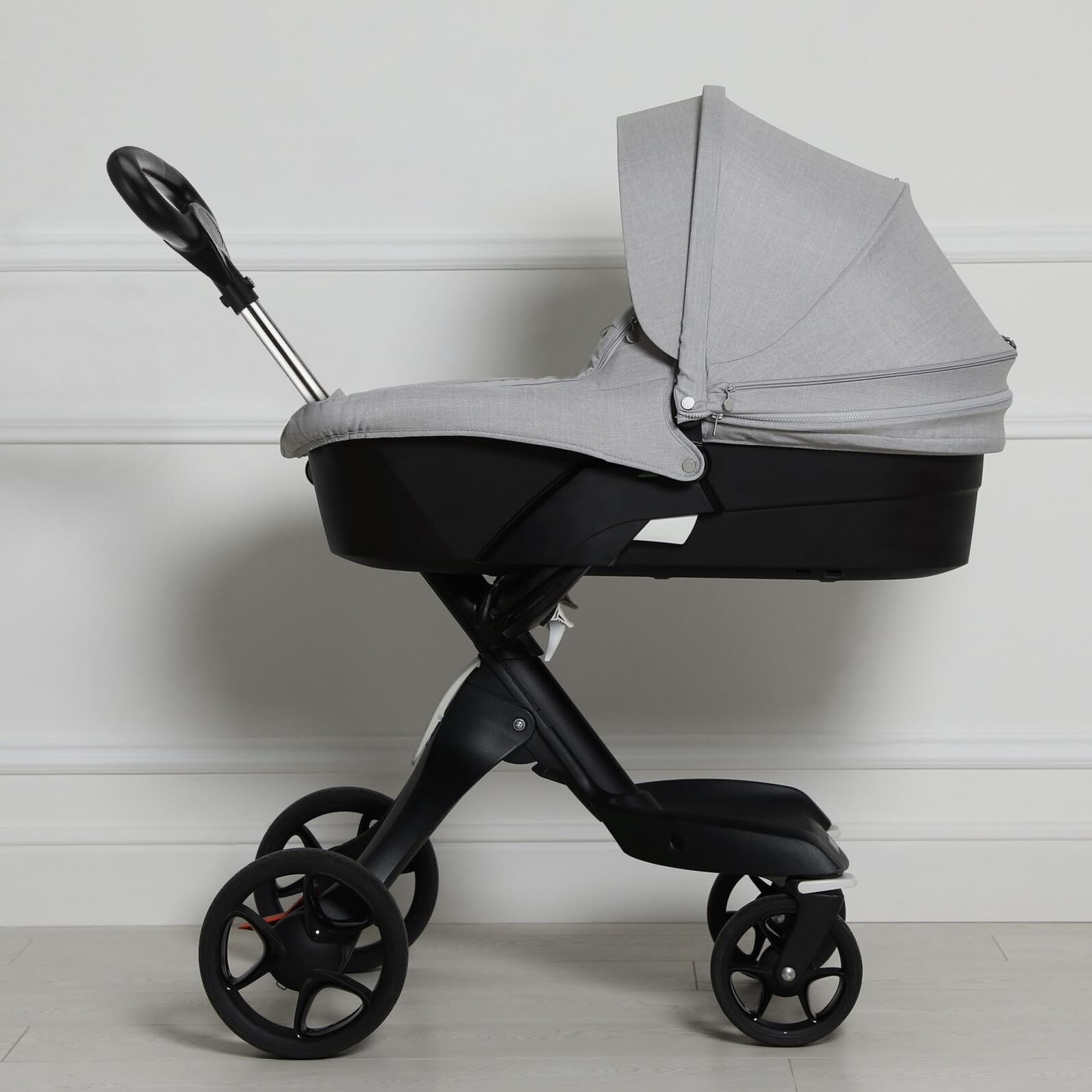 Maniglia del Passeggino in Acciaio Inossidabile Impugnatura Confortevole e Fissaggio Rapido per Accessori Pratici Compatibile Passeggini Standard da 25mm