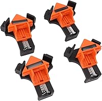 Vista 7 de Clip de ángulo recto para carpintería, abrazadera de esquina de 90 grados con carga de resorte para instalación de perforación de carpintería