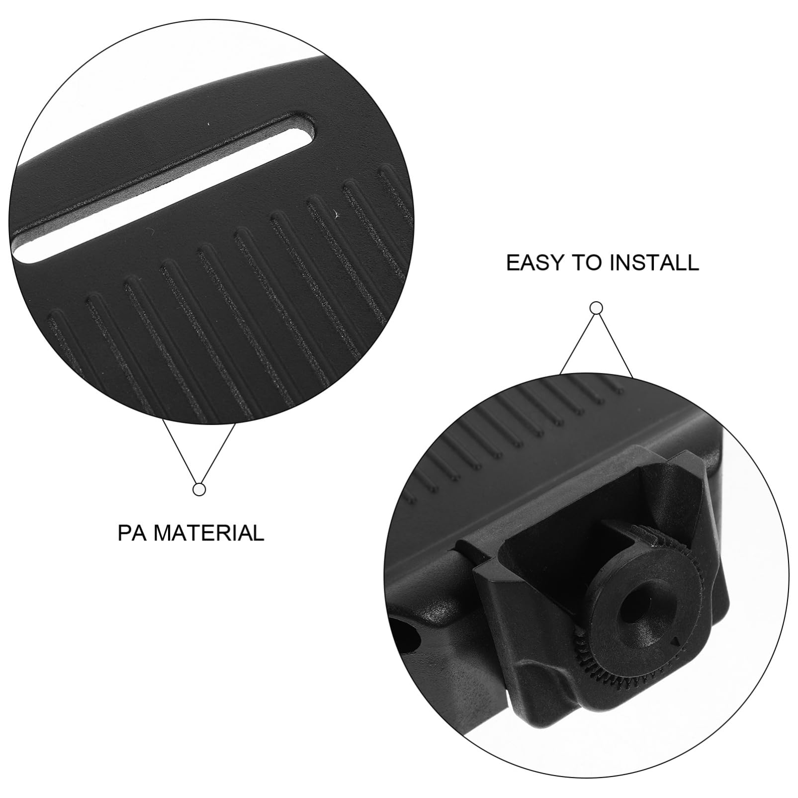 Vaguelly Reposapiés Ajustables para Silla de Ruedas, Diseño Elevable Soporte de Poste, Material Pa Resistente, Paquete de 2 Unidades, Accesorio Adecuado para Personas Edades