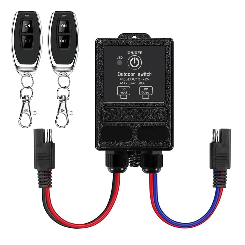 Snapklik.com : ZHOFONET 12 Volt Wireless Remote Control Switch