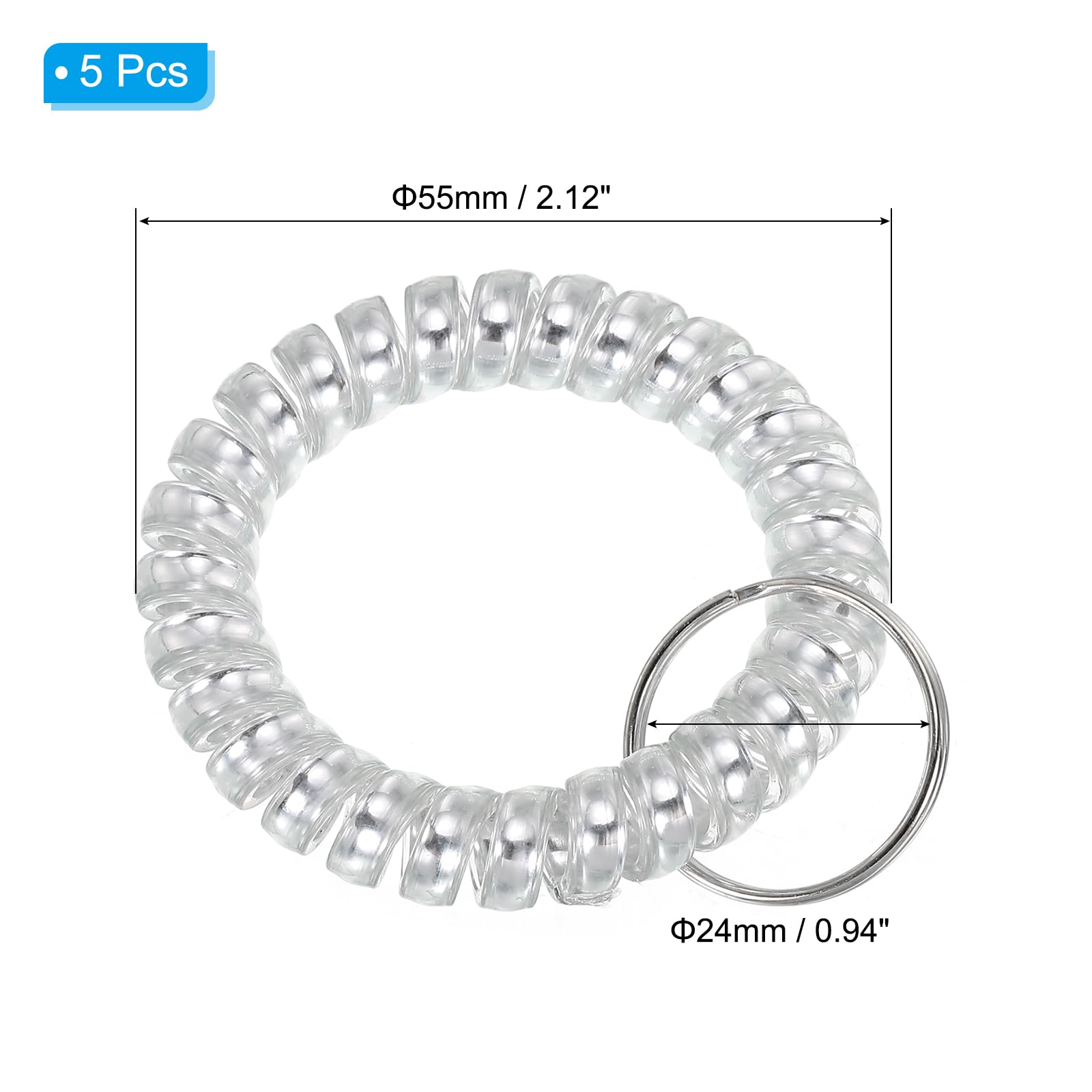PATIKIL Stretchable Wristband Wristlet Keychain - Image 2