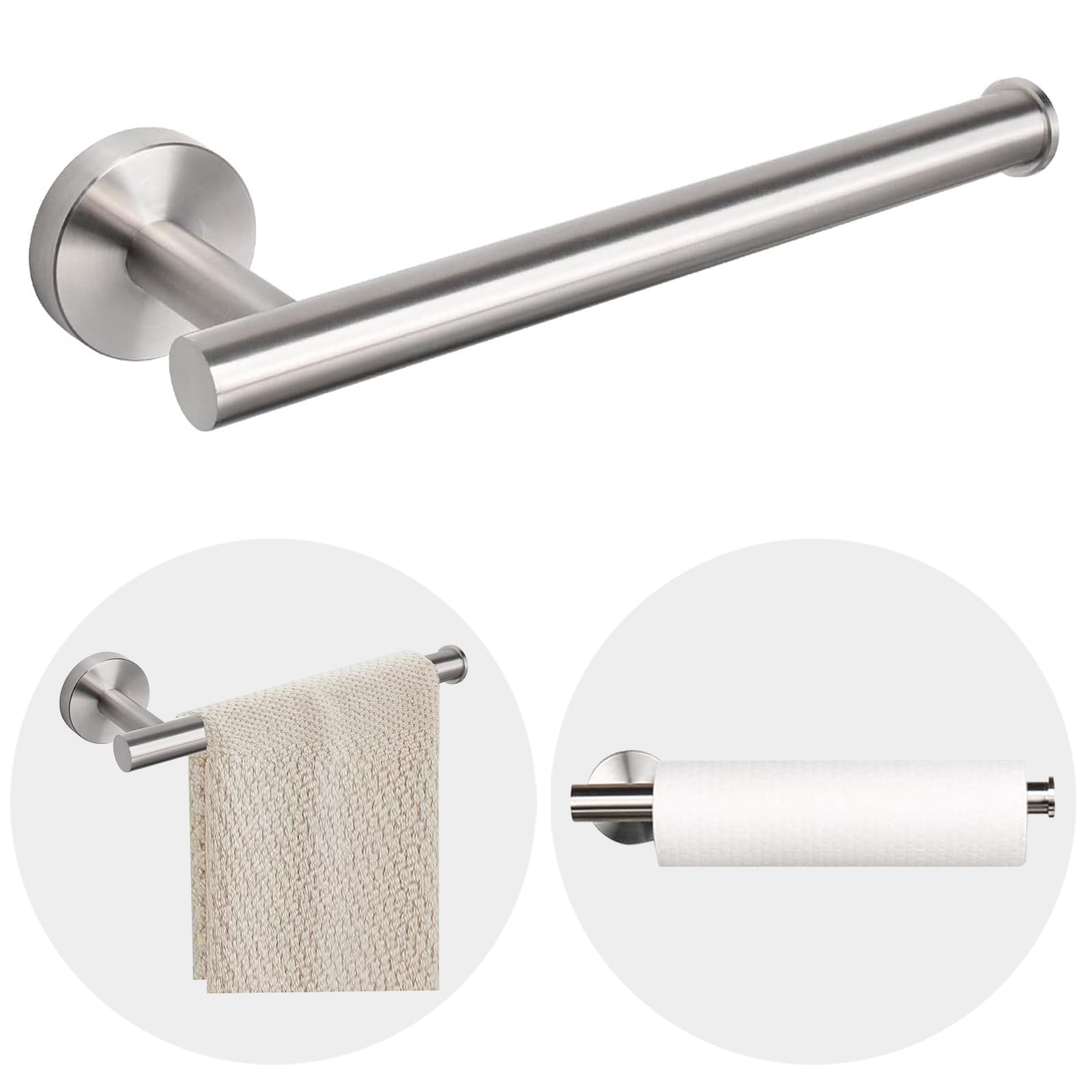 Amazon.com: Sotuai Hand Towel Holder, Towel Ring - Thicken SUS 304 ...