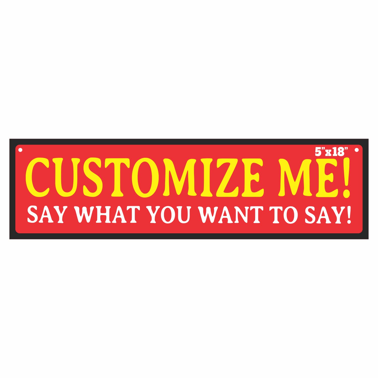 ATX Custom Signs - Weatherproof Aluminum Metal Custom Personalized Sign Multiple Sizes Custom Text Caution, Danger, Warning Notice