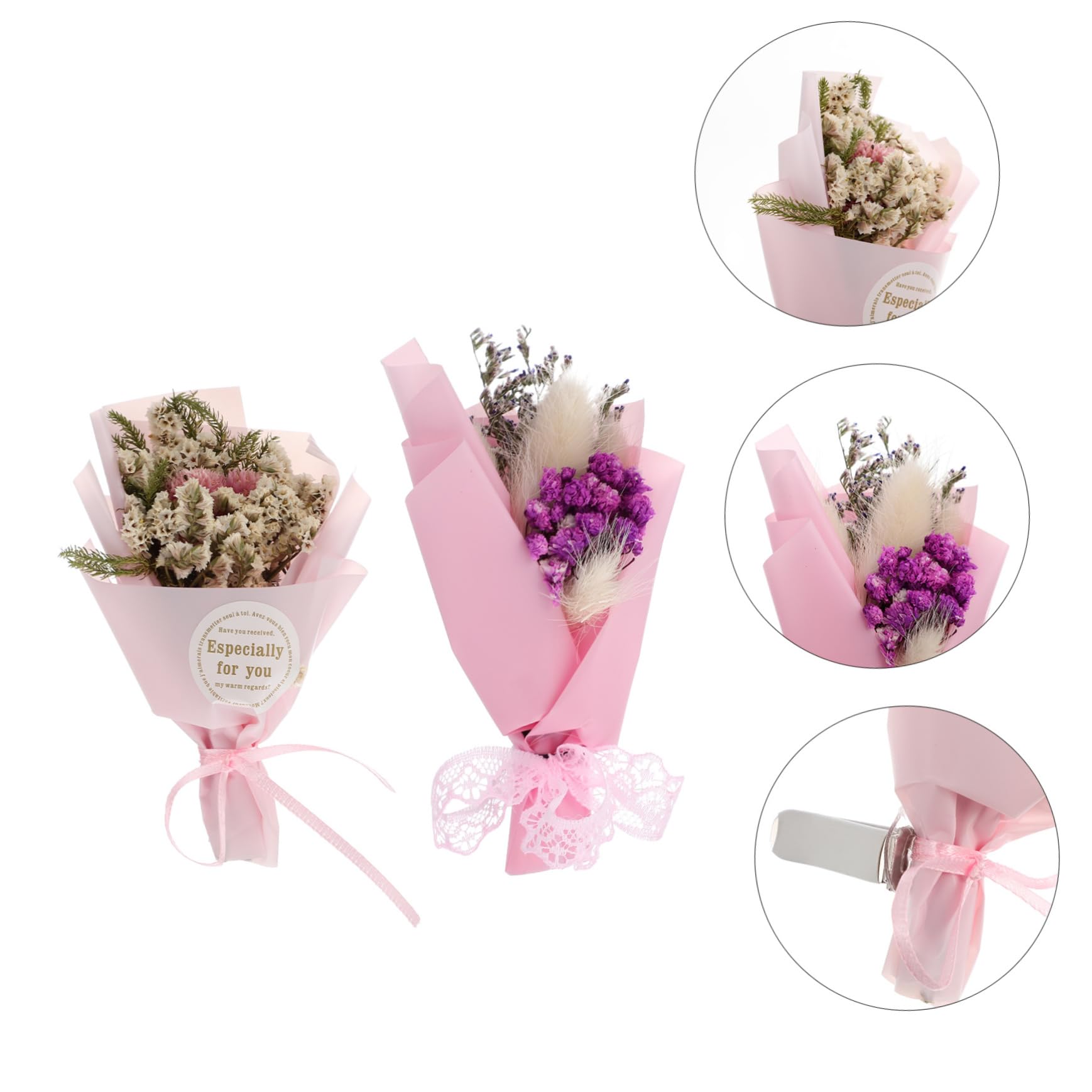 Gatuida 6stücke Blumen Duftclip Fürs Auto Aromatherapie Clip Für Auto-luftauslass Effektive Geruchsneutralisation Stilvolle Innenraum-Dekoration Langlebig Und Robust Für Jeden
