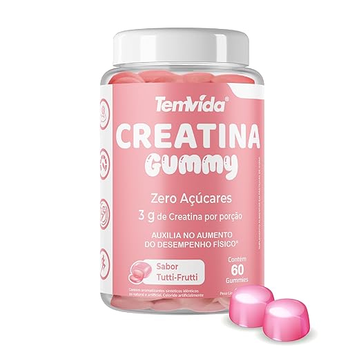 Creatina Gummy Tem Vida