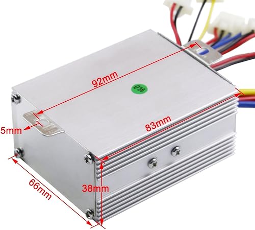 Miniatura 6 de TDPRO JCMOTO 24 V 350 W cepillado velocidad motor y controlador conjunto para scooter eléctrico Go Kart bicicleta e bicicleta triciclo ciclomotor