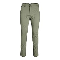 JACK & JONES Jpstmarco Jjbowie Noos Pantaloni per Uomo, Verde (Deep Lichen Green)
