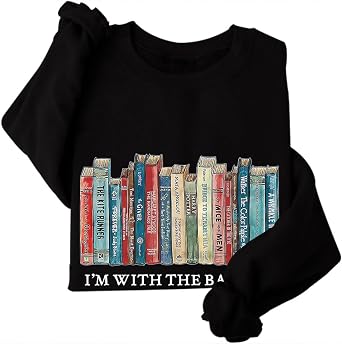 Im with The Banned Sweatshirt Librarian Hoodie Reading Sweatshirt
