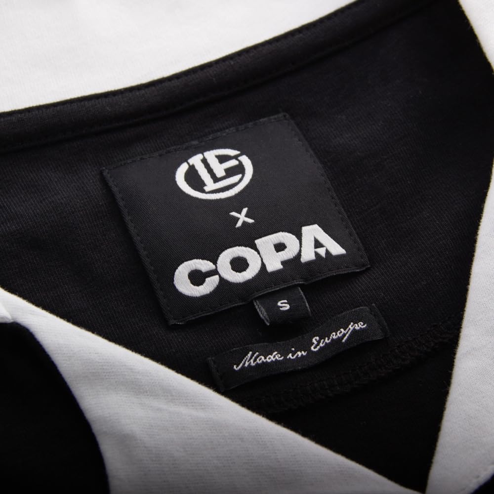 COPA - FC Lugano 1951 - Maglia da Calcio retrò - Uomo - XS - Nera