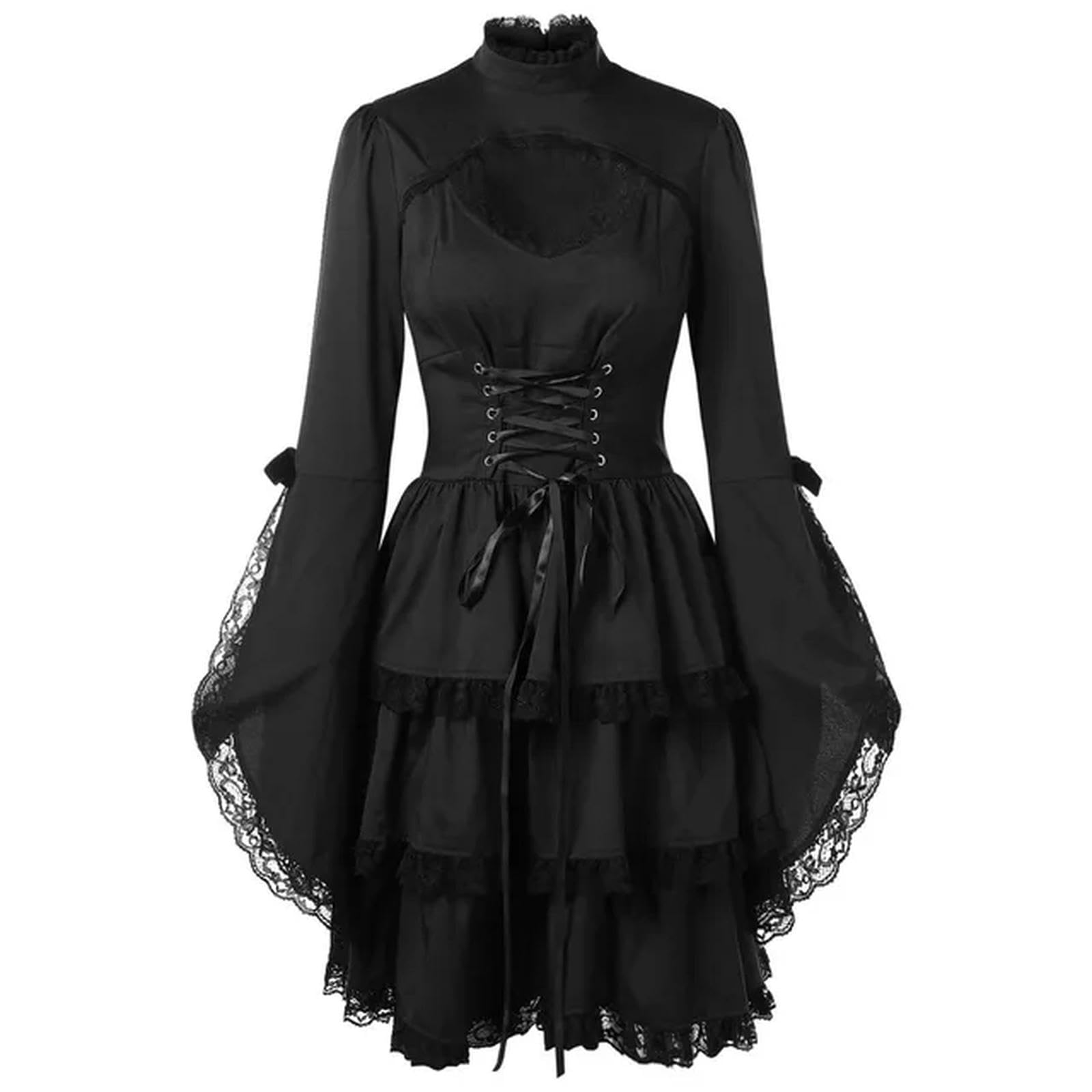 Robe de soirée noire pour cocktail de mariage et grands dîners