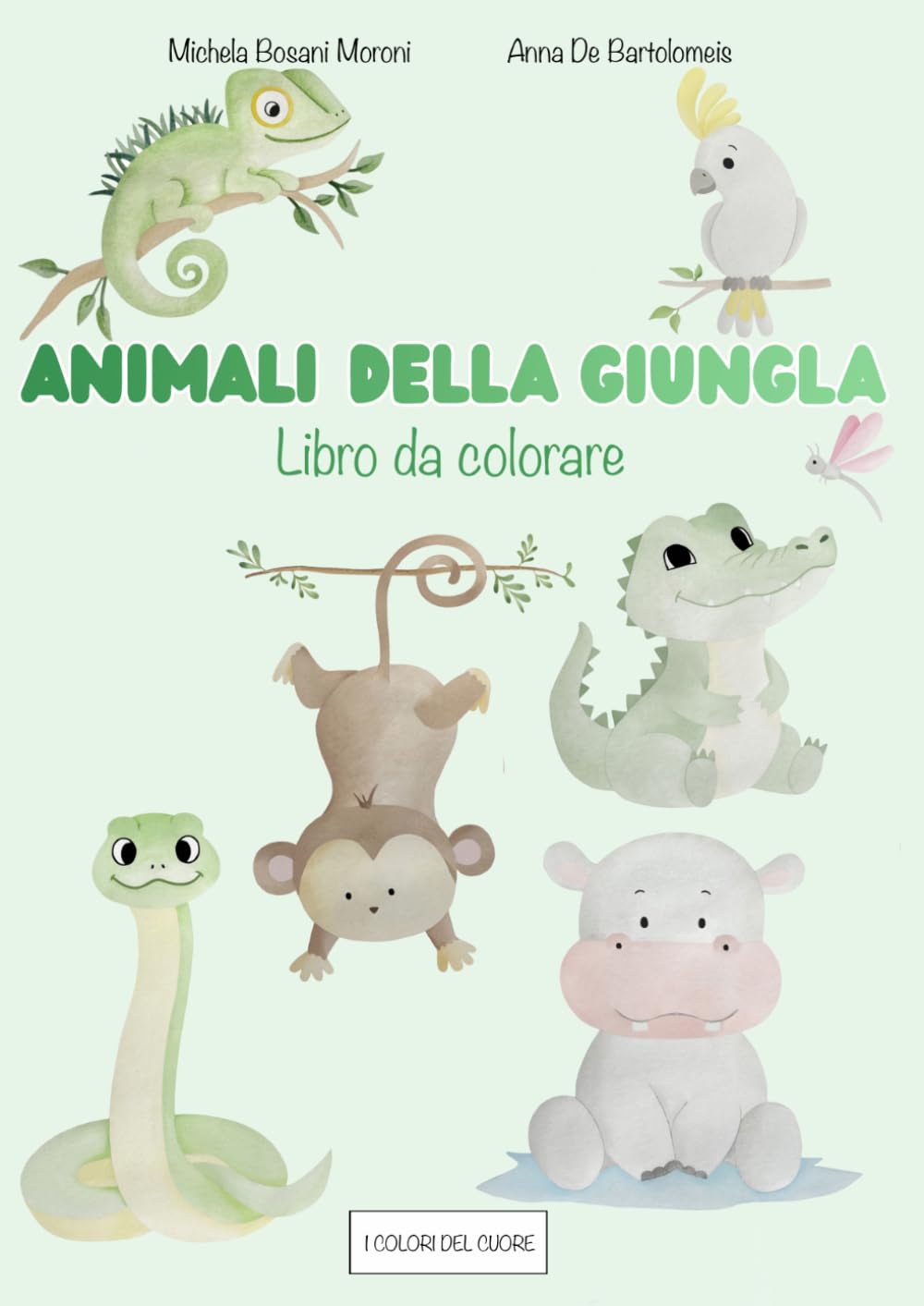 Animali della giungla: libro da. colorare (i colori del cuore)