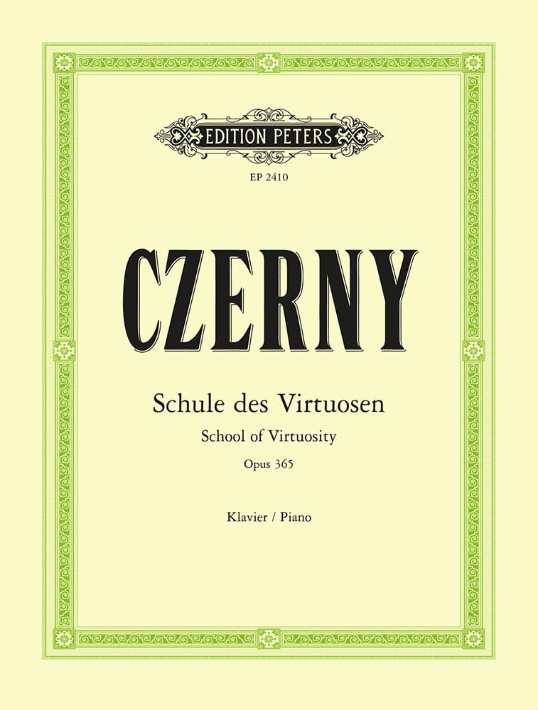 Czerny: School of Virtuosity Op.365 (Piano Solo): 60 Exercises (EP2410) (Edition Peters)