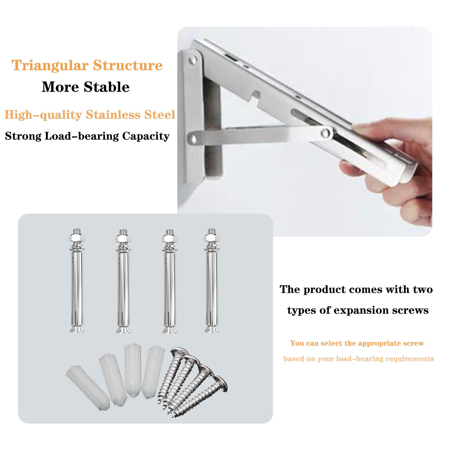 Plegable Madera Estanteria Pared Puede Soportar 50 kg Baldas Flotantes Cocina Sala de Estar Dormitorio Baño Garaje Estantes de Pared