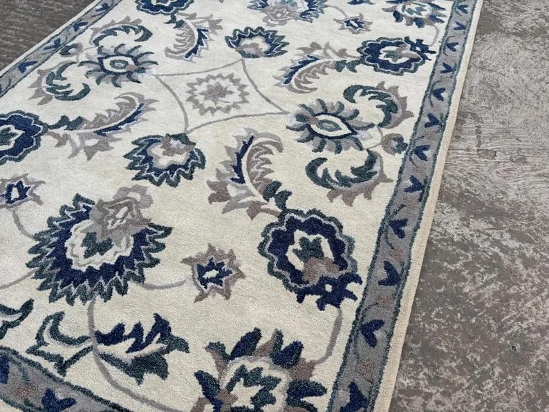 Image of zia carpets Hand Tufted Woollen Modern Collection Bedroom & Living Room Carpet Size 6 x 9 feet