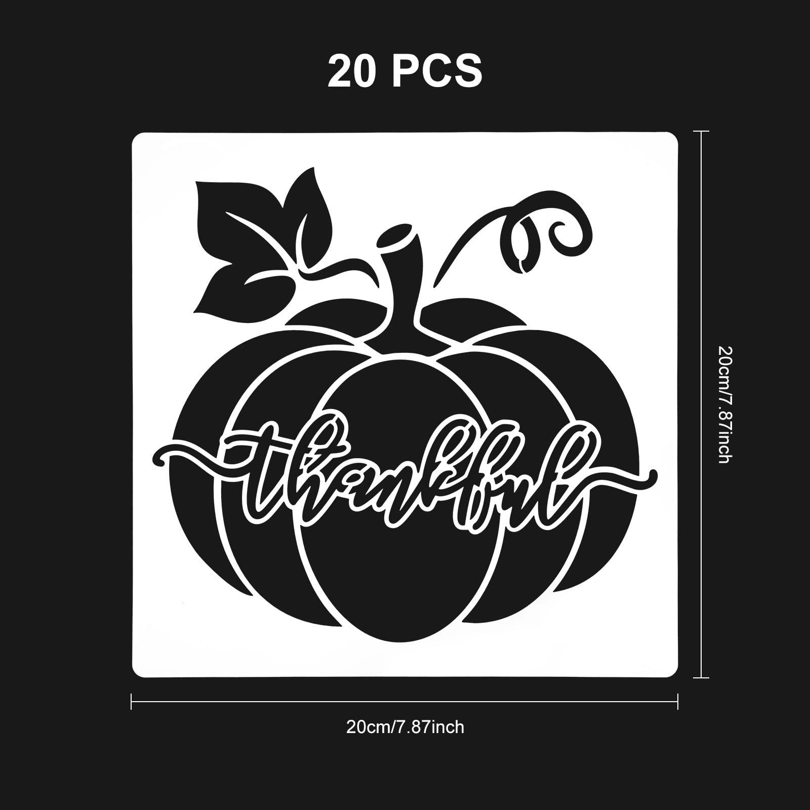 Lot De 10 Pochoirs D'automne Pour Thanksgiving, Motif Feuille D'érable, Citrouille, Camion, Citrouille, Pour Travaux Manuels, Peinture Sur Bois, Bricolage, Tranche, Scrapbooking, Décoration, 2 Tailles