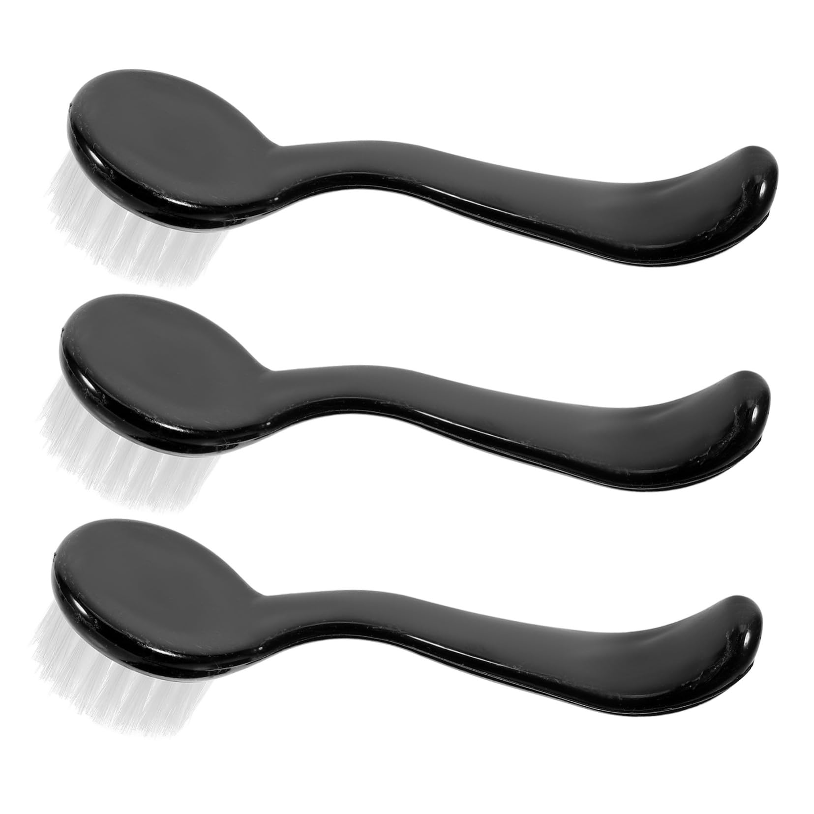 Beavorty Cleansing Brush Set 3pcs Face Exfoliating Tool Horn for Travel Home Use