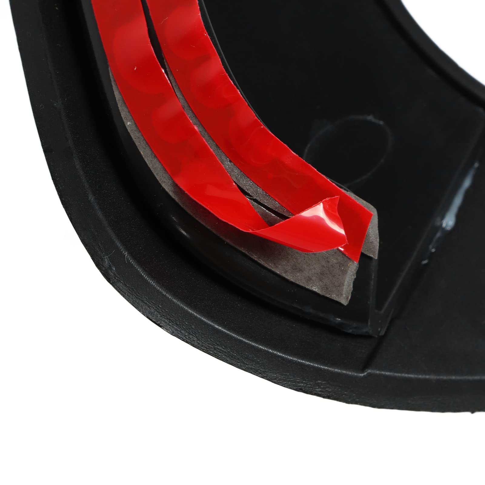 Alerón de Parachoques Delantero Qiilu 3 Uds Negro Brillante Parachoques Delantero Spoiler Splitter Trim Recambio para Mercedes Benz Clase a W176 AMG‑Line A45 2015‑2018