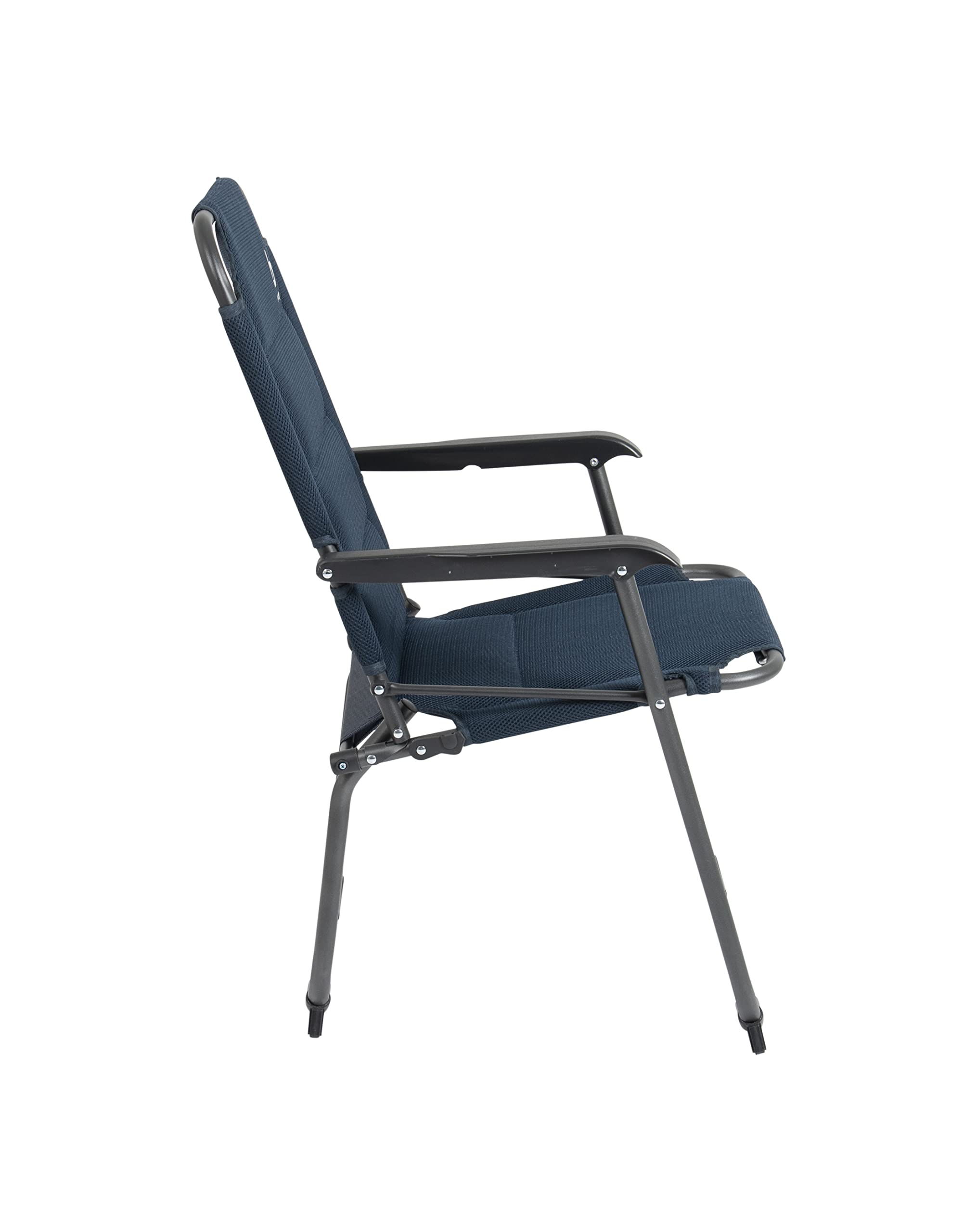 Chaise Pliante Camping Pêche Plage Polyester Bleu Randonnée Pique-nique 2PCS - Sport