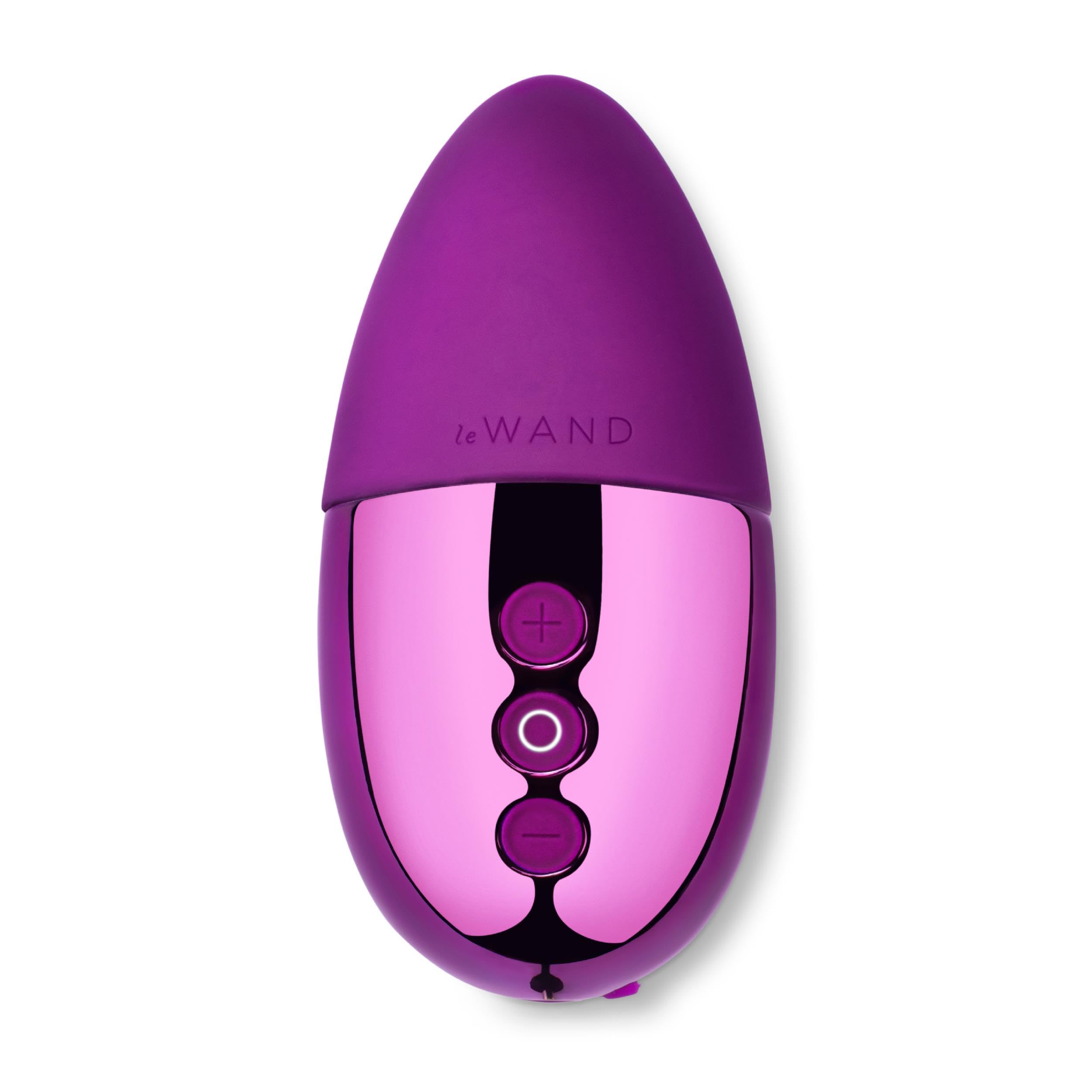 Le Wand – Point Mini Vibrating Massager, Hands Free and Compact Massager (Dark Cherry)