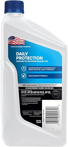 Miniatura 3 de Valvoline - Aceite de motor Daily Protection convencional, SAE 50, protección diaria, 1cuarto de galón, caja de 6unidades (el embalaje puede variar)