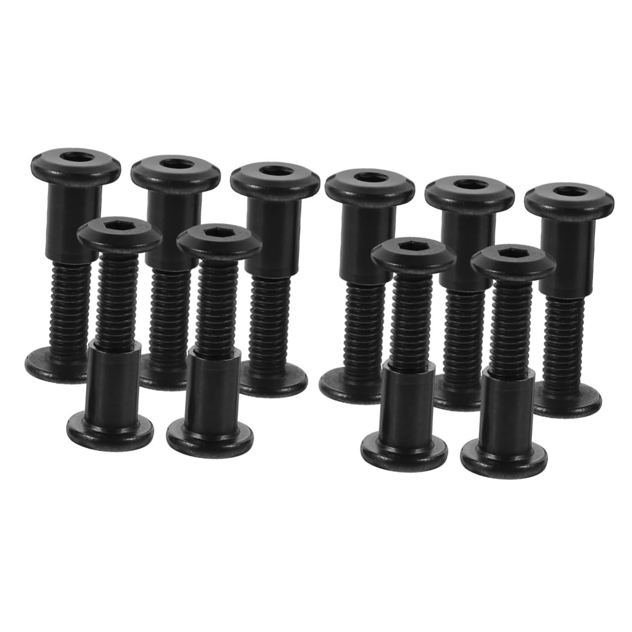ARTIBETTER 10sets Binding Screws for Furniture Fasteners and Easy to Install for Scrapbooks Photo Albums and Crafts