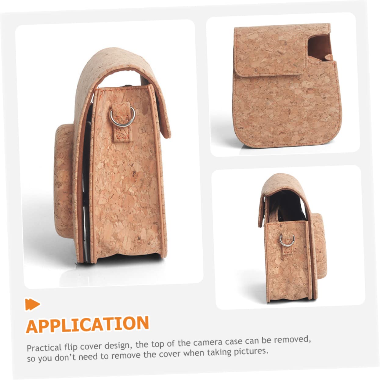 HOMSFOU 3pezzi Cover Protettiva Per Fotocamera Mini Borsa Imbottita Con Tracolla Design Pratico e Rimovibile Accessorio Per Appassionati Di Fotografia