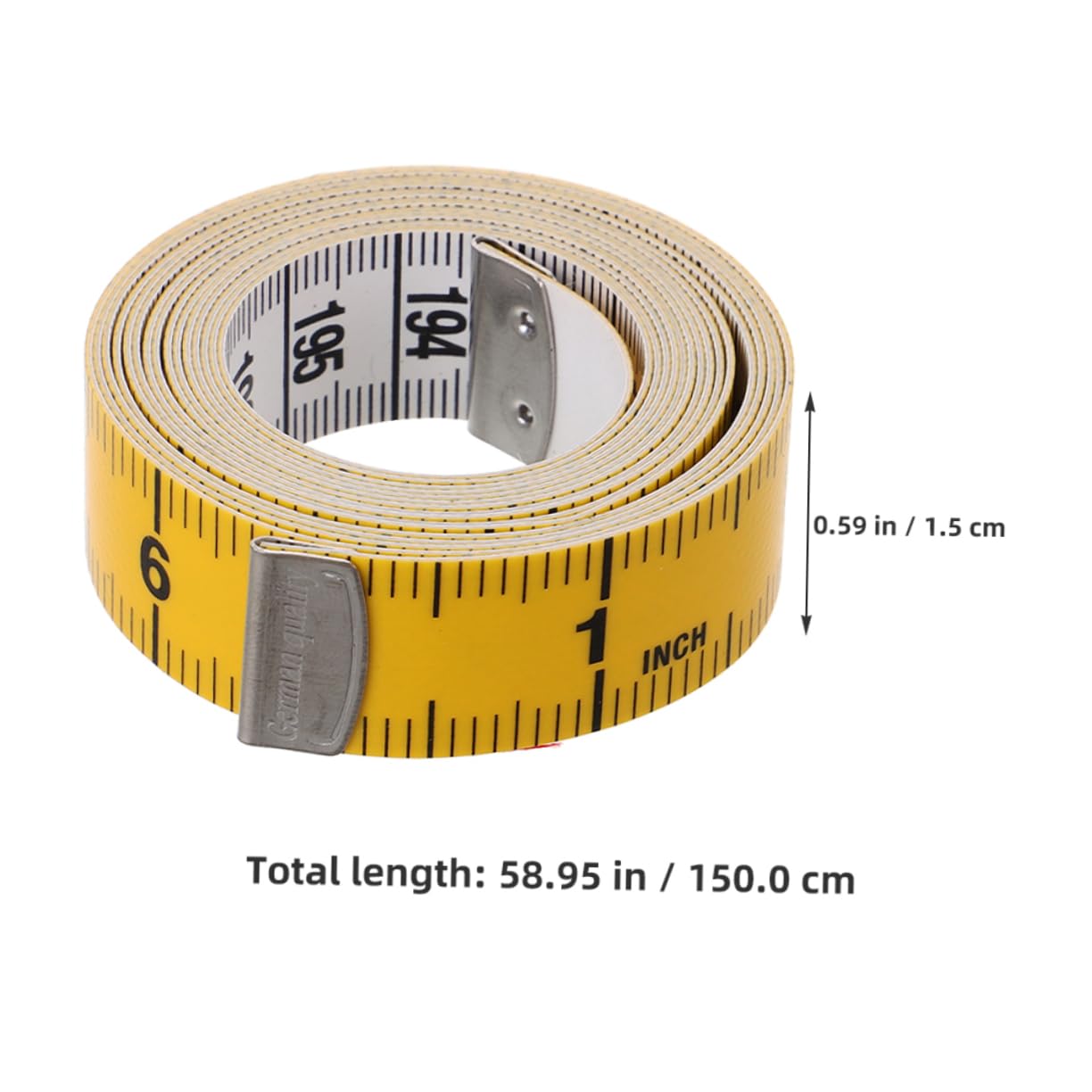 LIFKOME Soft Measuring Tape for Body Measurements Portable Tape Measure with Dual Scale Centimeter Accurate Fabric Measuring Tool for Waist and Height for Sewing and Tailoring