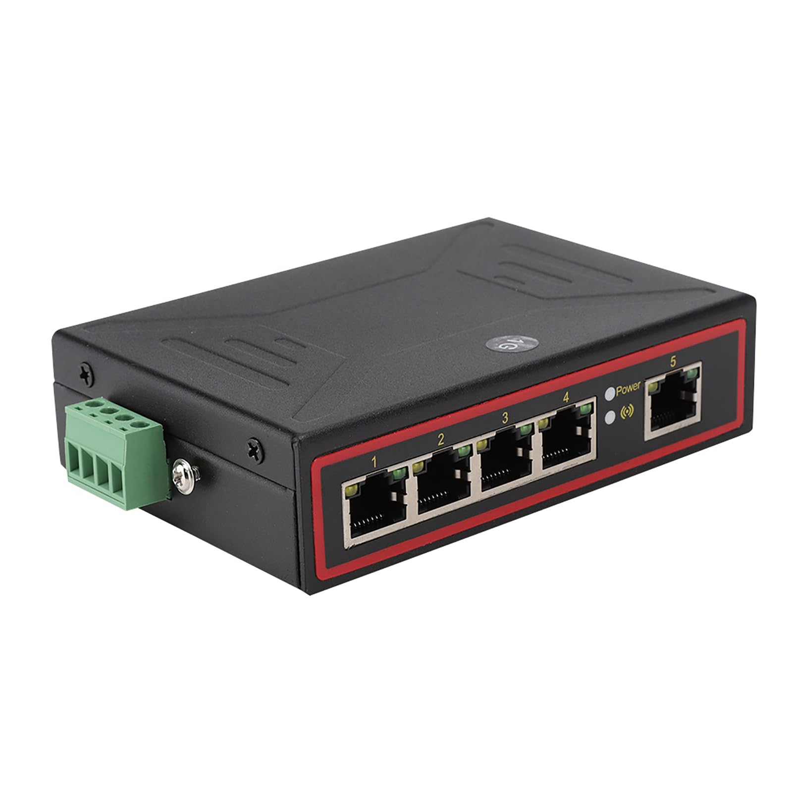 Switch Di Rete Ethernet Gigabit Di Livello Industriale Con Connettori Placcati In Oro Per Accessori Informatici Con Velocità Di Trasmissione Fino A 1000 Mbps E Chip A Prestazioni A