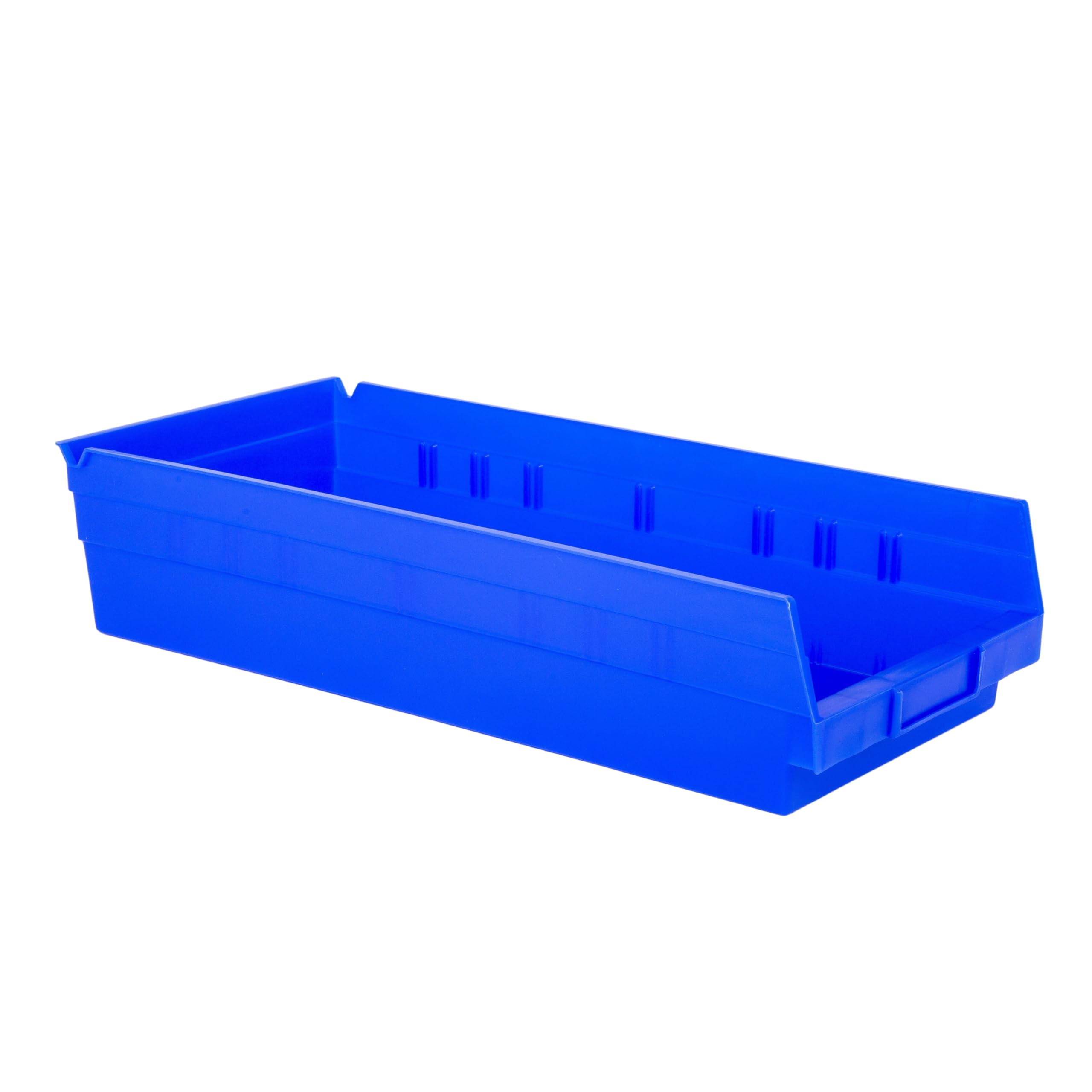 HE HUDSON EXCHANGE 18" x 8" x 4" Plastic Nesting Storage 18” Shelf Bin, Blue